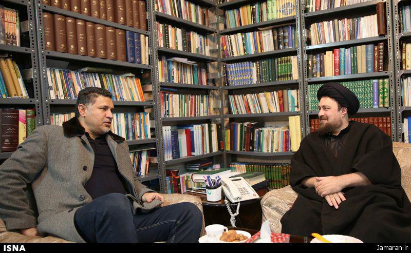 دیدار علی دایی و سیدحسن خمینی (عکس)