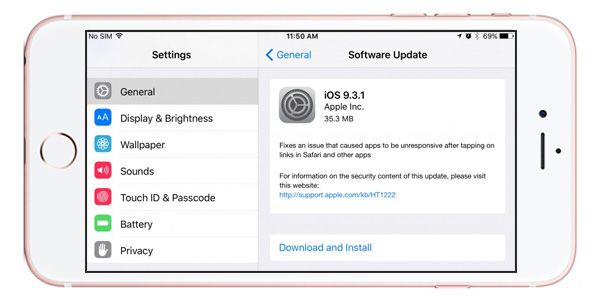 اپل آپدیت iOS 9.3.1 را منتشر کرد اپل آپدیت iOS 9.3.1 را منتشر کرد