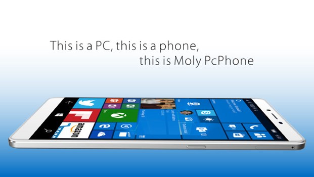 معرفی گوشی ویندوز فون Moly PcPhone W6