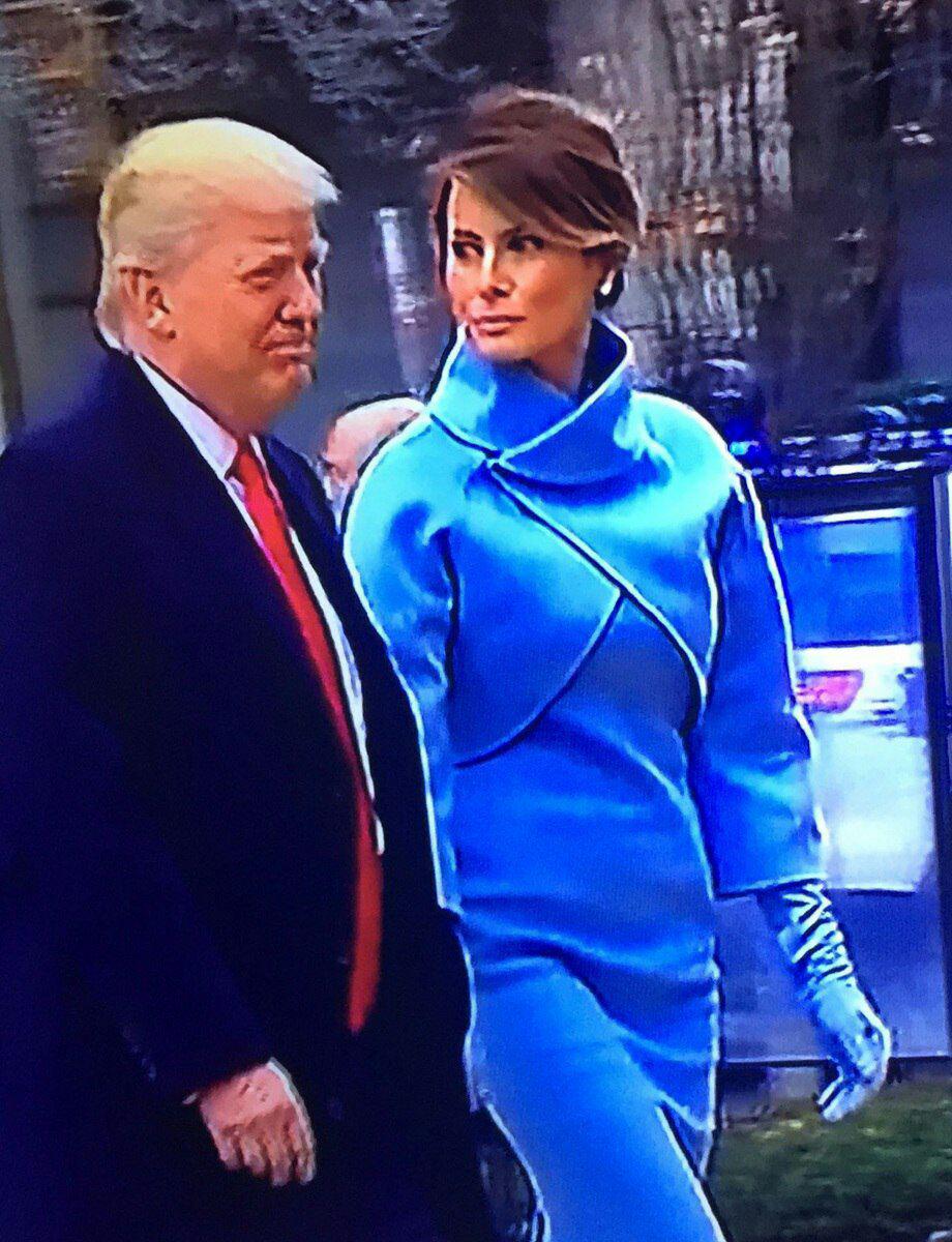 تحلیف ترامپ: ترامپ و همسرش با استقبال اوباما و میشل به کاخ سفید رفتند/ کنگره در انتظار تحلیف / تظاهرات مخالفان در واشنگتن و پاریس