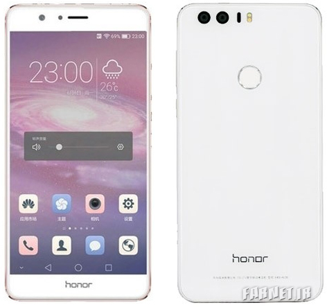 درز تصاویر گوشی Honor 8 هواوی با دوربین دوگانه