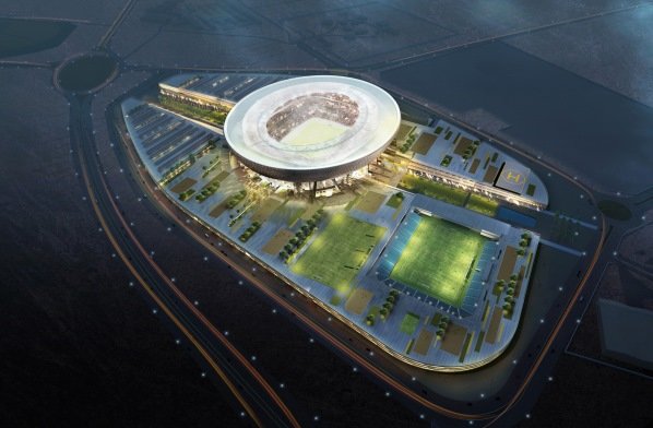 استادیومی که سیستم خنک کننده طبیعی دارد