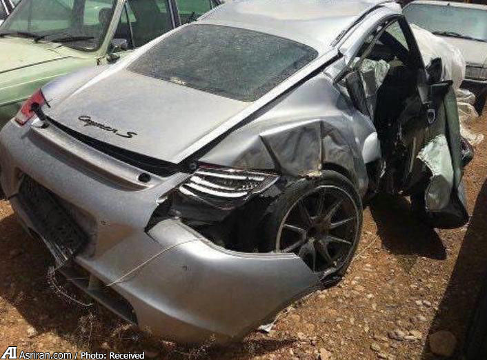تصادف شدید خودروی لوکس آلمانی در ایران (+عکس)