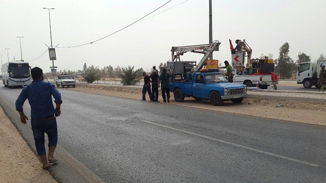 نصب بیش از 1400 تابلوی جدید شمارشگر در جاده نجف _ كربلا (+عکس)