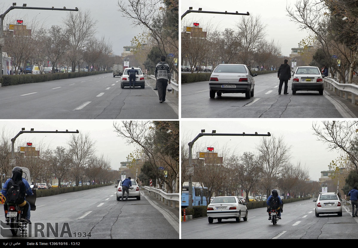 ورود غیر مجازبه محدوده طرح وترافیک (عکس)