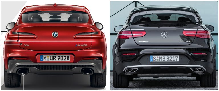 مرسدس GLC کوپه یا ب&zwnj;ام&zwnj;و X4: بله، انتخاب سخت است!