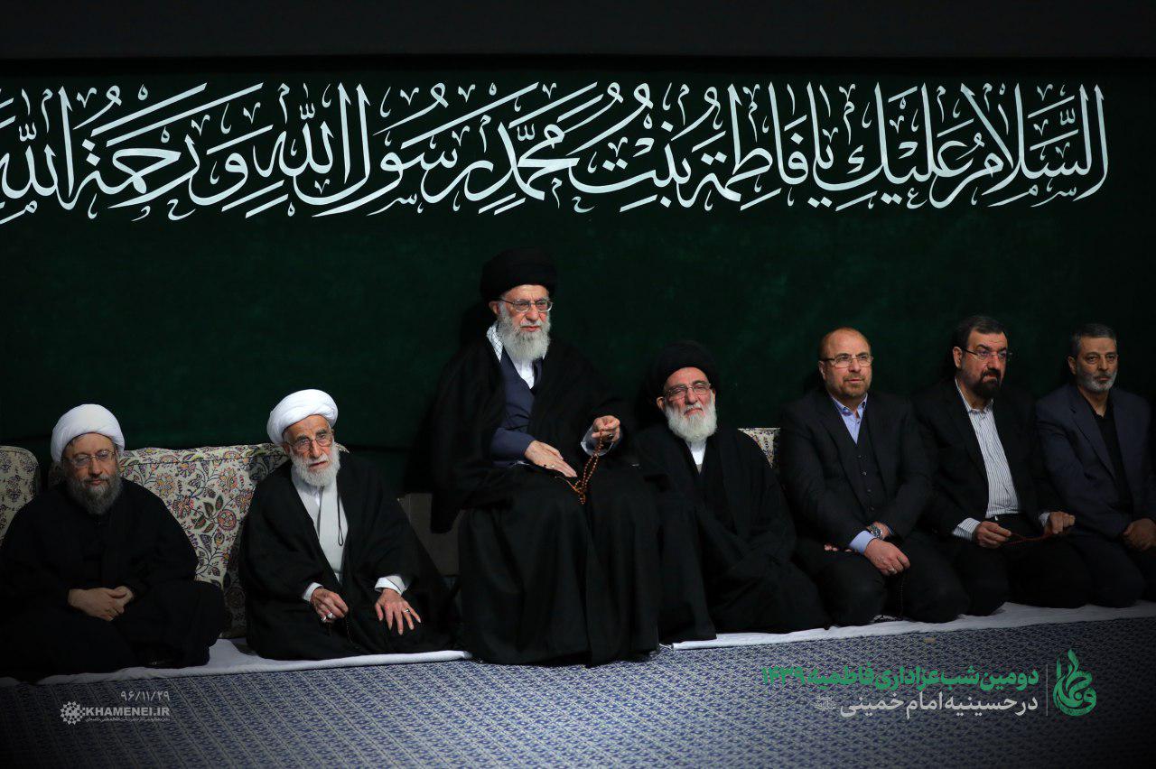 دومین شب عزاداری حضرت فاطمه زهرا با حضور مقام معظم رهبری (+عکس) دومین شب عزاداری حضرت فاطمه زهرا با حضور مقام معظم رهبری (+عکس)