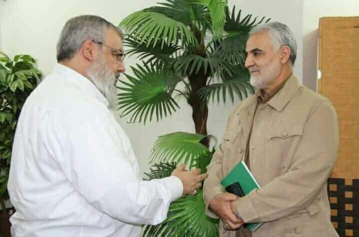 تصویری از دیدار سردار سلیمانی با دبیرکل حزبالله لبنان تصویری از دیدار سردار سلیمانی با دبیرکل حزبالله لبنان