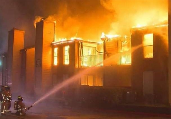 6 کشته در پی حریق در هتل روسیه (+عکس)