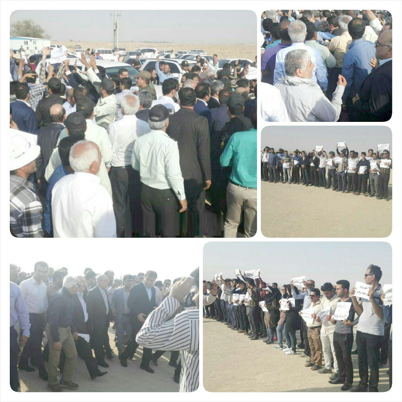 لغو کلنگ‌زنی پتروشیمی دشتستان به خاطر اعتراضات زیست محیطی مردمی (+عکس)/ وزیر صنعت: یک هفته مهلت می دهیم