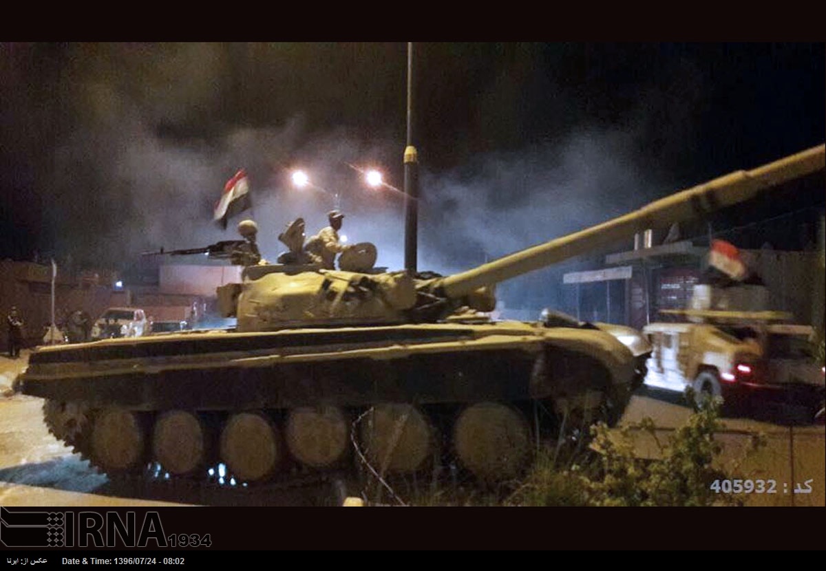 حرکت نیروهای عراقی به سمت کرکوک (+عکس) حرکت نیروهای عراقی به سمت کرکوک (+عکس)