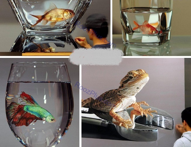 این تصاویر نقاشی های یک هنرمند است (عکس)