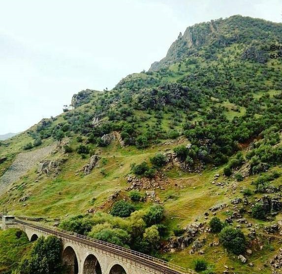 پل راه&zwnj;آهن بیشه لرستان (عکس)