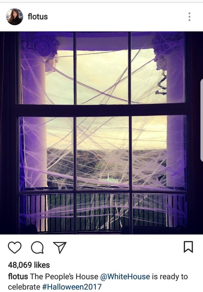 دکور کاخ سفید در جشن هالووین (+عکس)