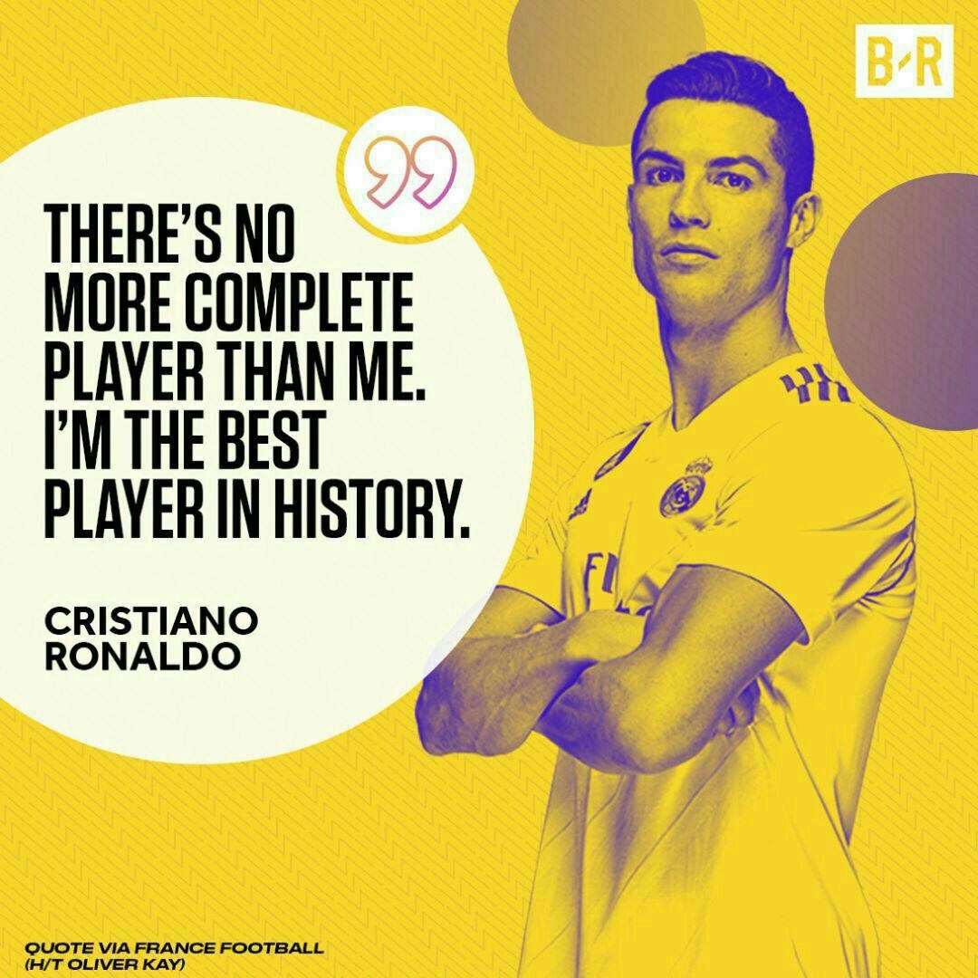 من بهترین بازیکن تاریخ هستم (+عکس)