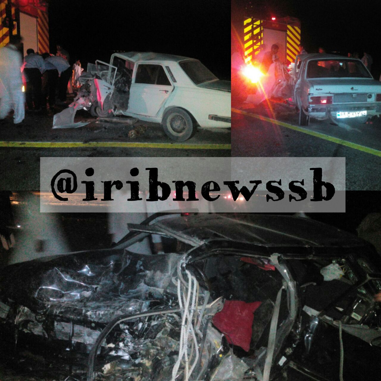 3 کشته در تصادف جاده سیستان و بلوچستان (+عکس)