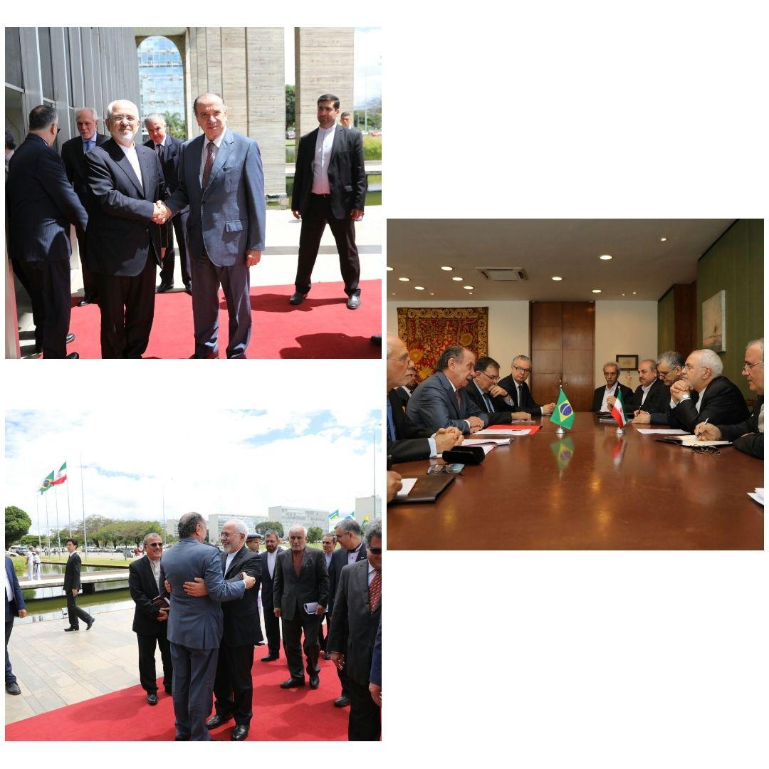 دیدار وزیران امور خارجه ایران و برزیل (عکس)