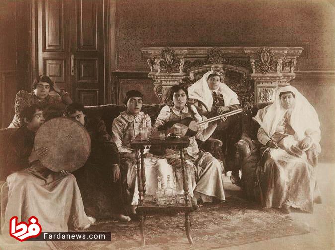 خانم&zwnj;های نوازنده دربار قاجارها (عکس)
