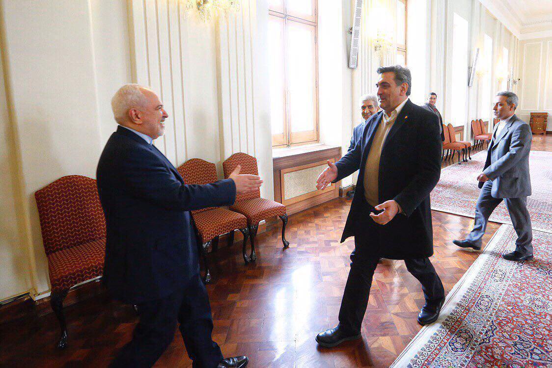 دیدار شهردار تهران با ظریف (عکس)