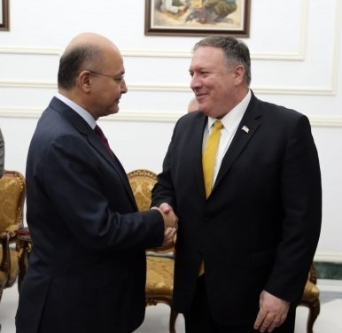 سفر پمپئو به عراق و دیدار با سران این کشور (+عکس) سفر پمپئو به عراق و دیدار با سران این کشور (+عکس)