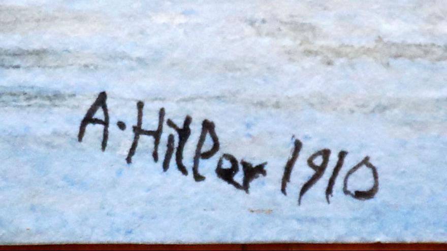 تابلو&zwnj;های نقاشی هیتلر در حراجی به فروش نرفت