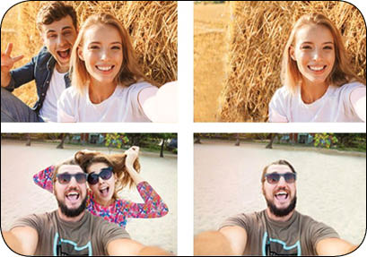 حذف همسر سابق از عکس های یادگاری!