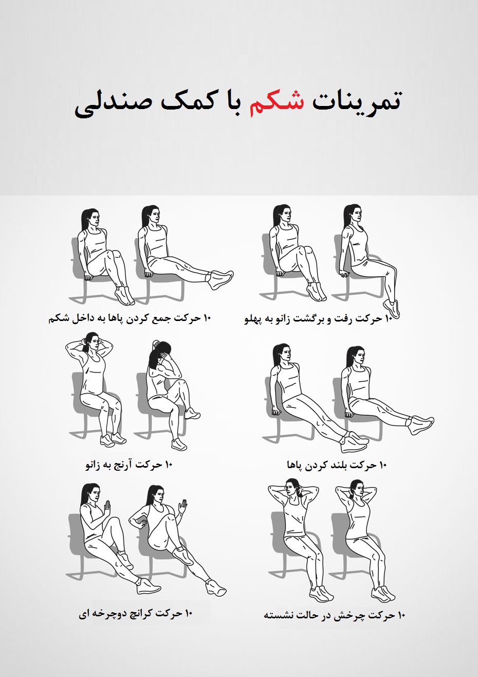 ورزشهایی برای کارمندان (+تصاویر) ورزشهایی برای کارمندان (+تصاویر)