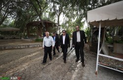 بازدید مدیرعامل منطقه آزاد کیش از مجموعه گردشگری پایاب