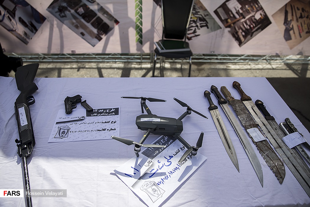 ابزار جاسوسی پیشرفته سارقان تهرانی (عکس)