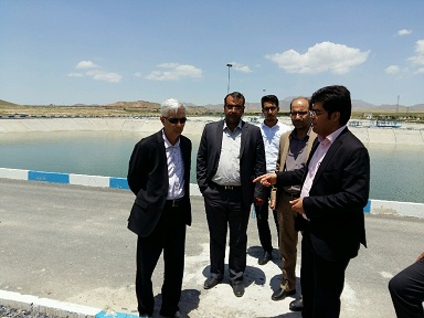 بازدید فرماندار شهرستان آشتیان از تاسیسات آب و فاضلاب این شهر