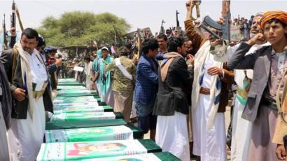 یمن؛ تشییع دهها کودک که در بمباران ائتلاف سعودی (+عکس)