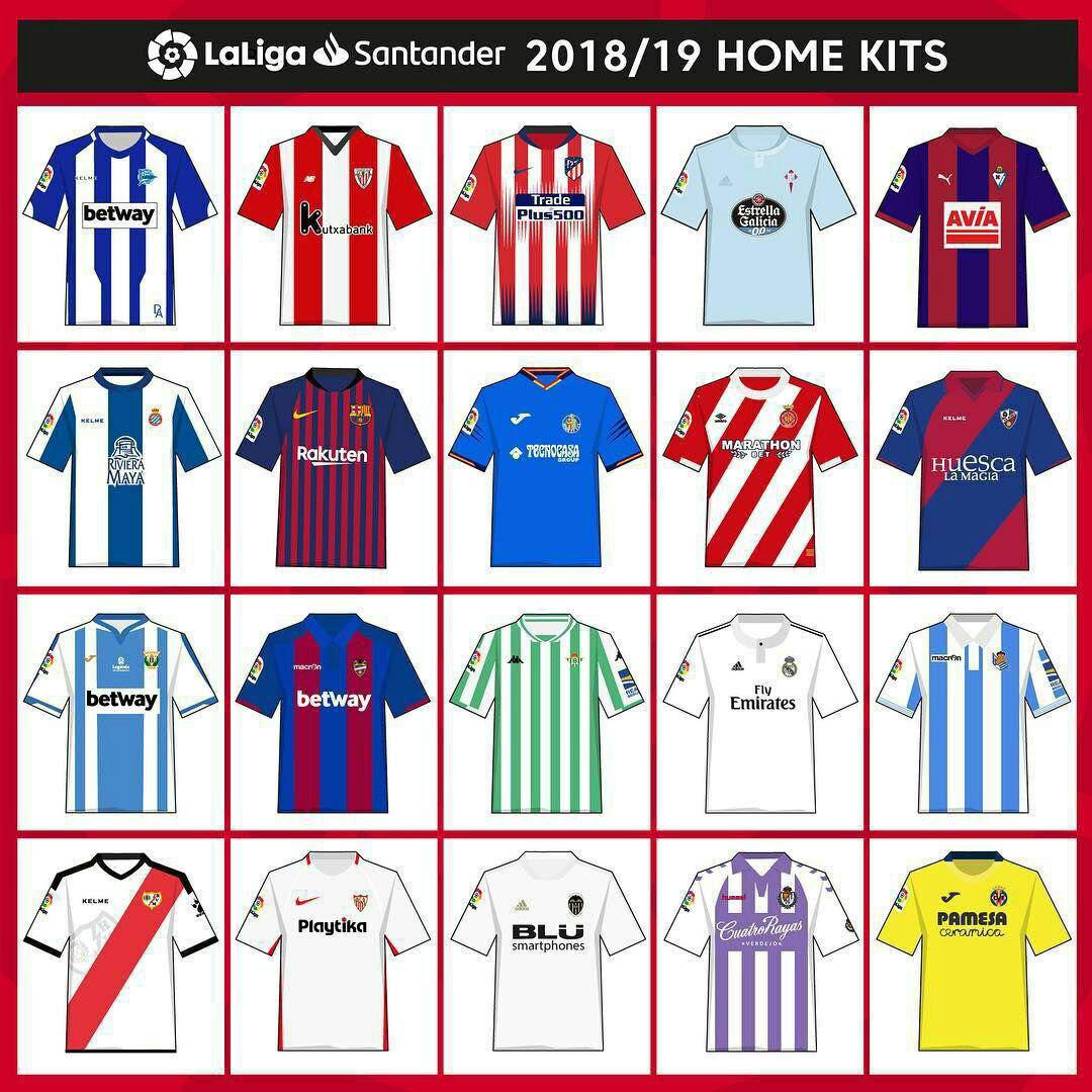 کیت اول تیم&zwnj;های لالیگا در فصل جدید (عکس)