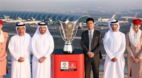 کاپ قهرمانی آسیا وارد امارات شد (+عکس)