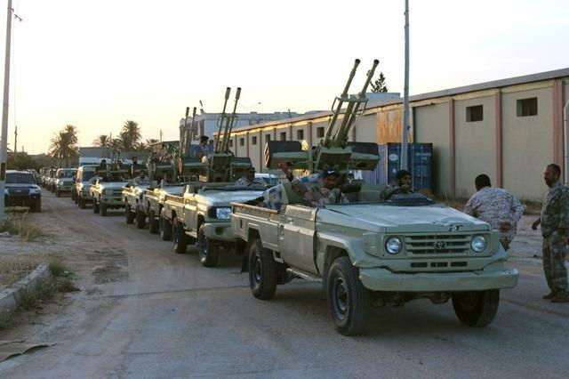 لیبی نیروهای طزلبلس