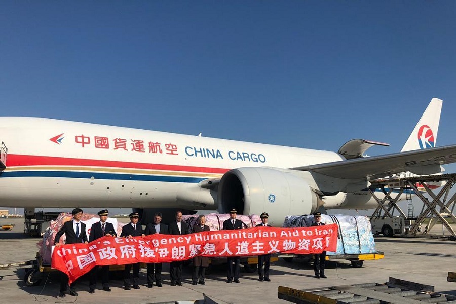 ارسال نخستین کمک های چین به سیل زدگان ایران