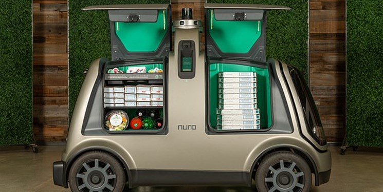 پیتزای خود را با خودروی خودران تحویل بگیرید (+عکس)