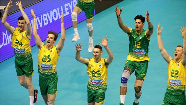 پیروزی استرالیا در آخرین بازی هفته چهارم لیگ ملت&zwnj;های والیبال