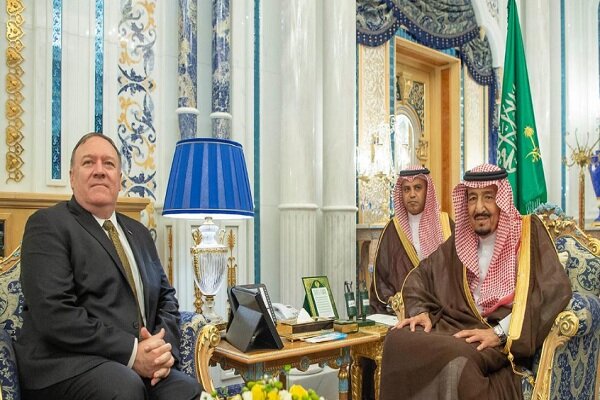 پمپئو: درباره امنیت کشتی&zwnj;رانی با پادشاه سعودی رایزنی کردم