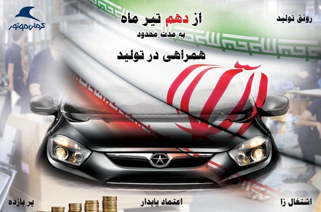 طرح فروش جدید کرمان موتور به نام طرح فروش جدید کرمان موتور به نام