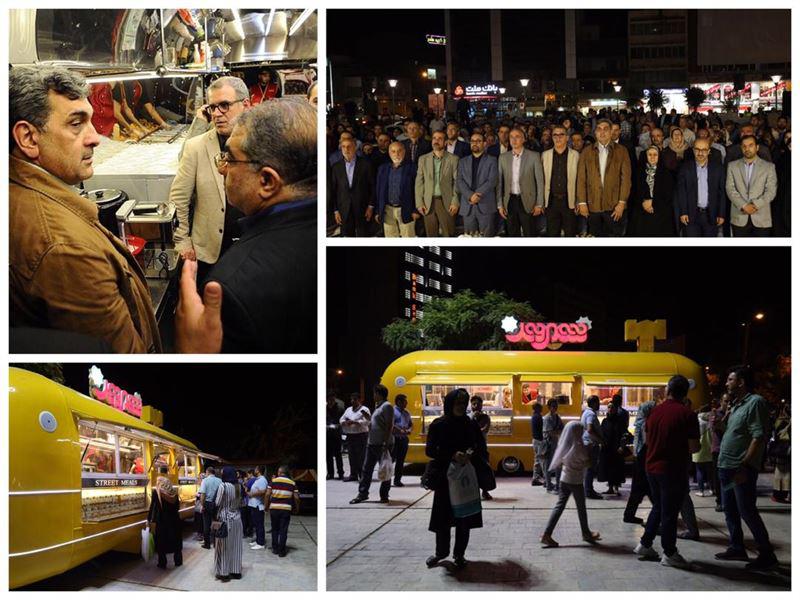 بهره&zwnj;برداری از فود تراک شهروند در میدانگاه شهدای هفتم تیر