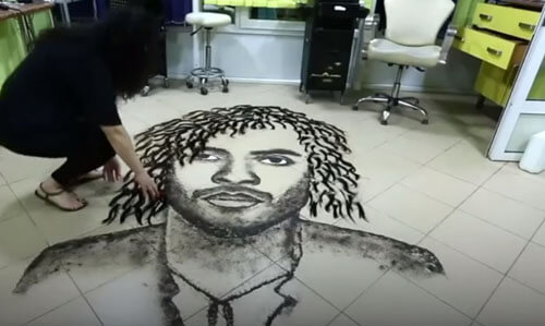 پرتره&zwnj;های شگفت انگیز این زن با ابزاری باورنکردنی (+عکس)