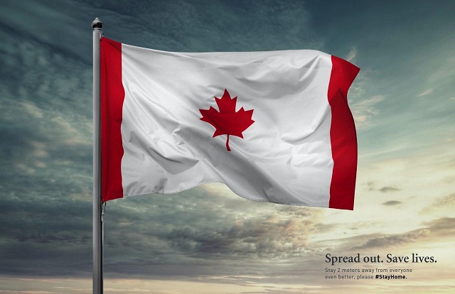 تاکید بر رعایت فاصله عمومی در برخی پرچم های جهان