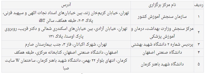 اعلام تقویم جدید آزمون زبان انگلیسی &laquo;تولیمو&raquo;