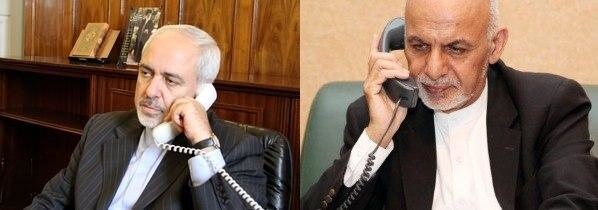 گفت&zwnj;وگوی تلفنی ظریف با اشرف غنی و عبدالله عبدالله