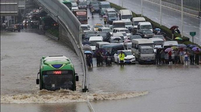 سیل زندگی 40 میلیون نفر را در چین و ژاپن مختل کرد