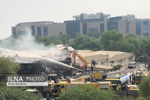 یک کشته در آتش&zwnj;سوزی بازار پردیس در کیش