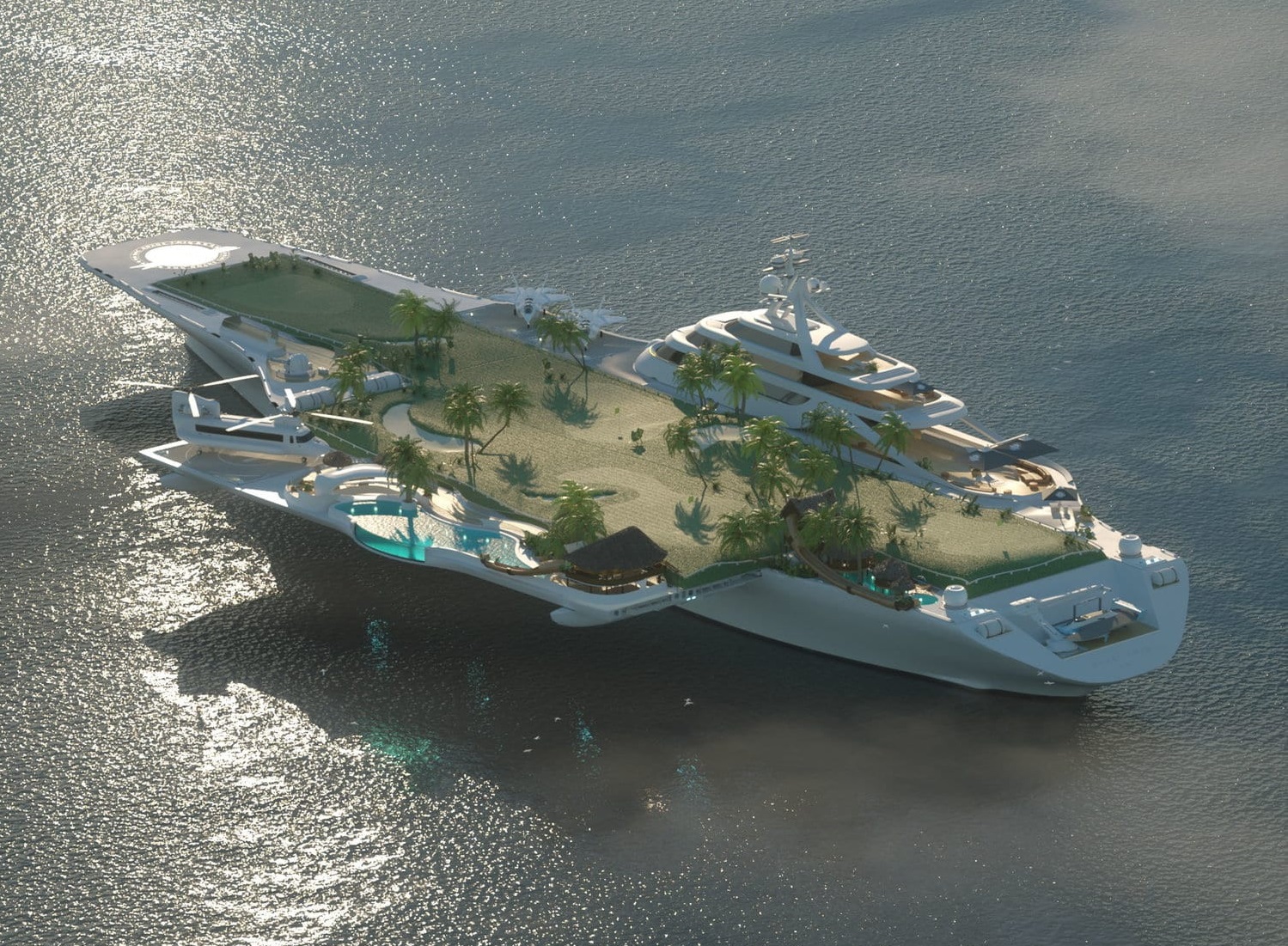 تبدیل یک ناو هواپیمابر به کشتی تفریحی برای نخستین بار در جهان تبدیل یک ناو هواپیمابر به کشتی تفریحی برای نخستین بار در جهان