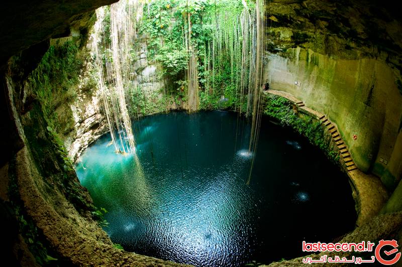 چشمه زیرزمینی &rlm;سنوت، مکزیک &lrm;