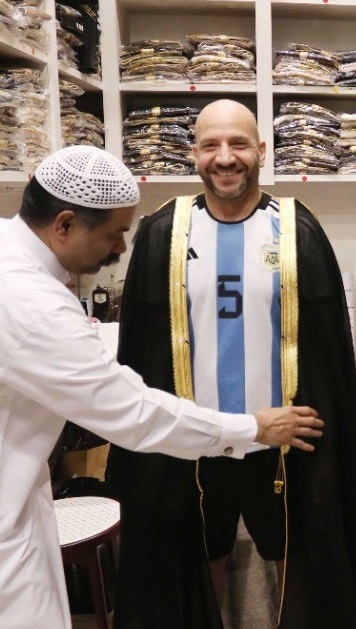 تبلیغ جهانی مسی برای عبای عربی تبلیغ جهانی مسی برای عبای عربی