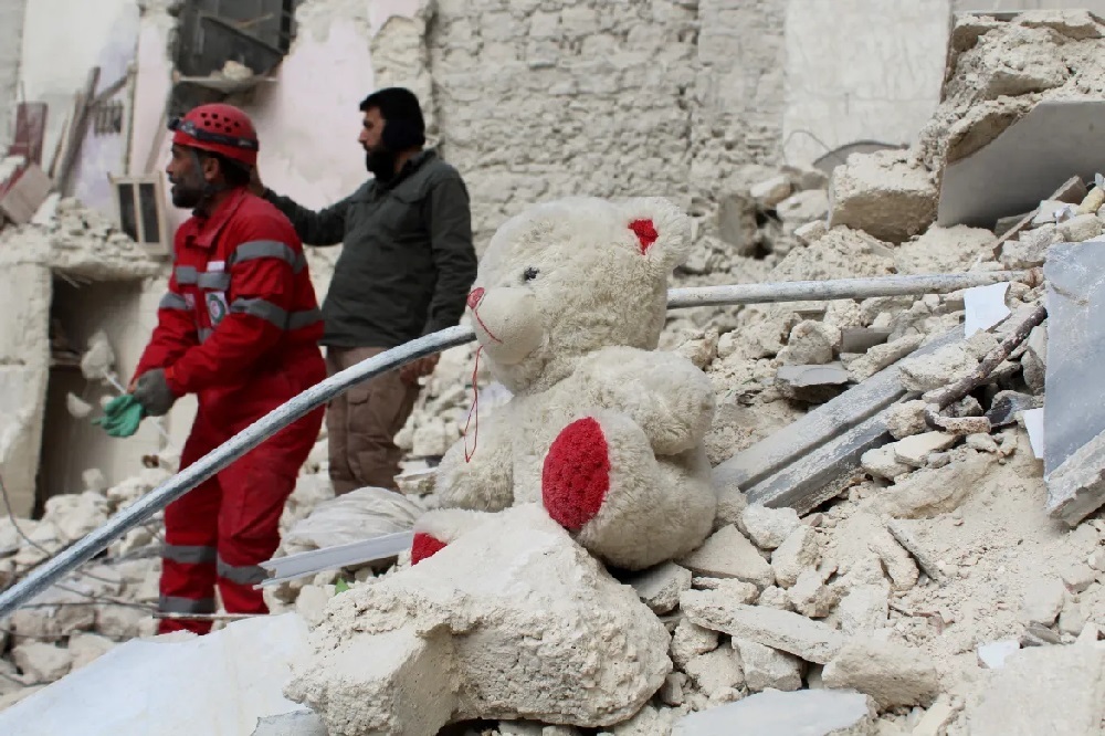 خرابی زلزله در سوریه (عکس)